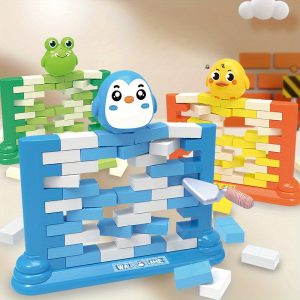 Interactive Mini Push Bricks Game - Fun Family & Party Board Game, Perfect for Youngsters' Holiday Gifts, Halloween & Christmas